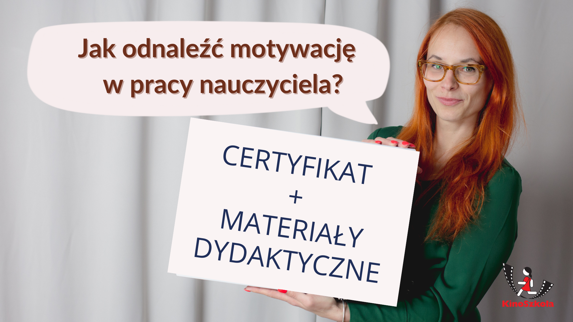 Jak odnaleźć motywację w pracy nauczyciela? - SZKOLENIE, certyfikat imienny i materiały dydaktyczne